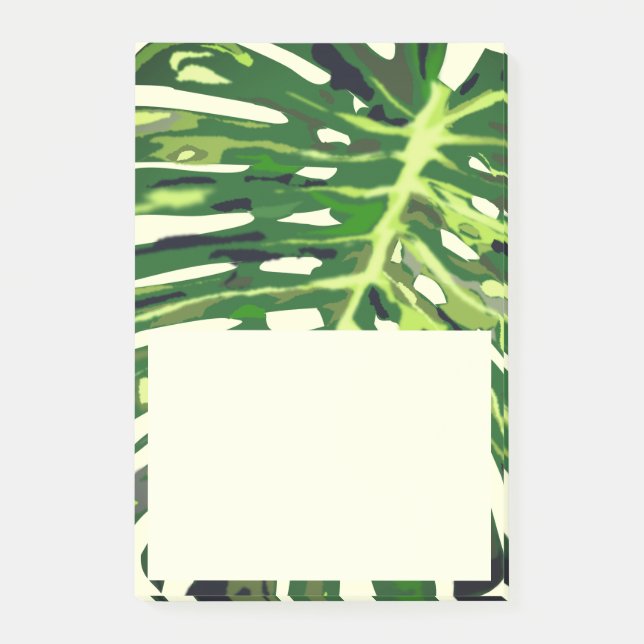 Post-it® Feuille de monstère tropicale (Devant)