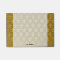 Feuille d'or fleur de lis impériale motif