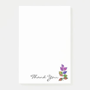 Post-it® Feuilles arc-en-ciel aquarelle