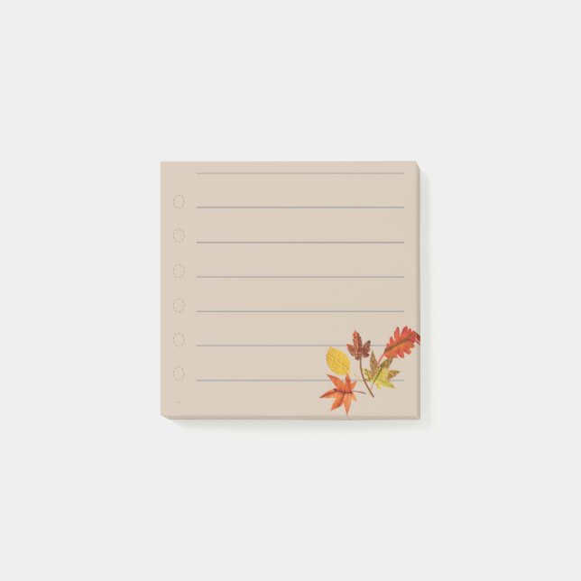 Post-it® Feuilles d'automne  (Devant)