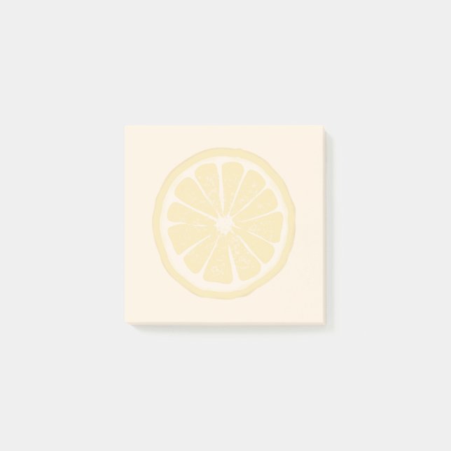 Post-it® Feuilles de citron Imprimer des notes collantes (Devant)