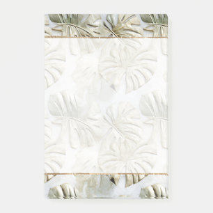 Post-it® Feuilles tropicaux Gold Green