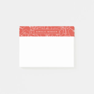 Post-it® Fiesta Simply Floral Personnalisé