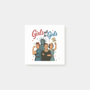 Post-it® Fille sera Fille Féminisme Égalité Droits des femm