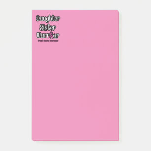 Post-it® Fille Soeur Guerrière...Cancer du sein
