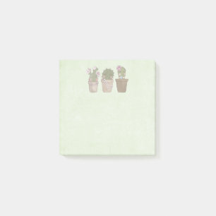 Post-it® Filles Cactus mignonnes Portant Des Bijoux