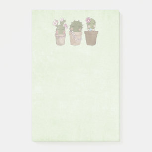Post-it® Filles de cactus mignonnes portant des bijoux