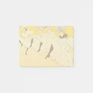 Post-it® Filles de Tolouse-Lautrec dansant Affiche d'art ja