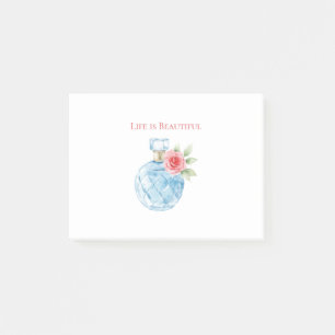 Post-it® Flacon de Parfum Rose Bleu Aqua Blanc