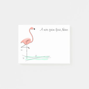 Post-it® Flamant rose Océan "Texte"