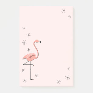 Post-it® Flamant rose Rose vertical