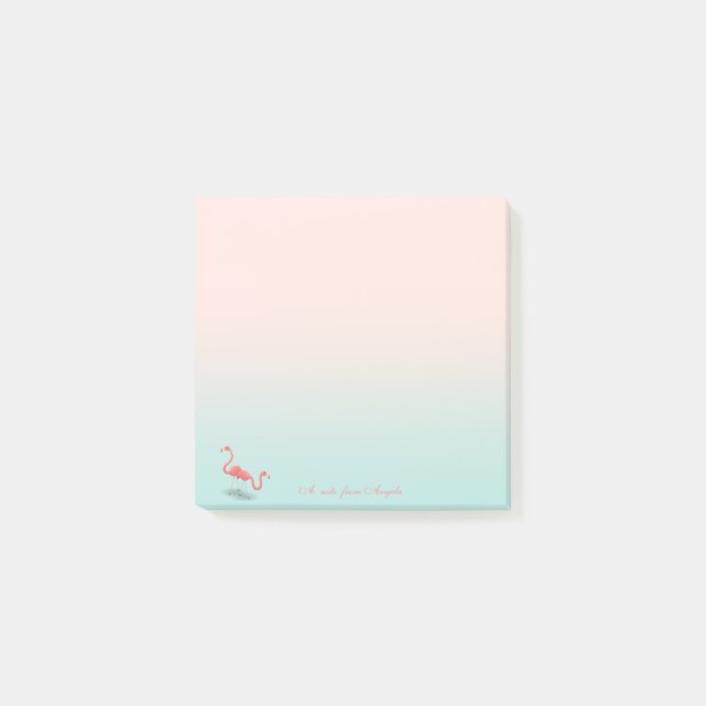 Post-it® Flamants roses adorables (Devant)