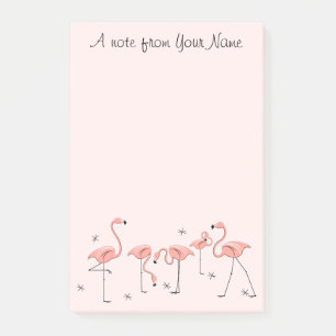Post-it® Flamants roses Groupe rose "Texte"