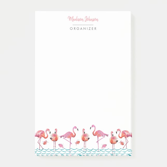 Post-it® Flamingo | Notes | Post-its (Devant)
