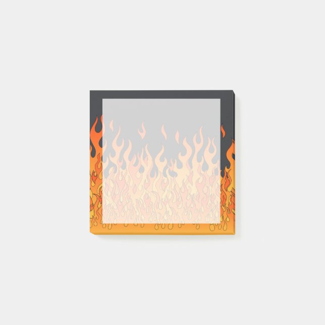 Post-it® Flammes de dessin en couches (Devant)
