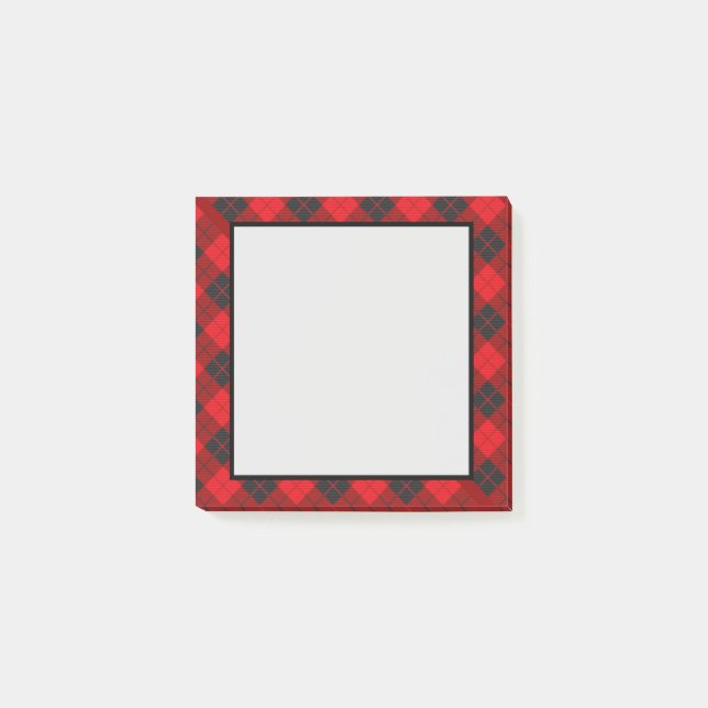 Post-it® Flannelle rouge (Devant)