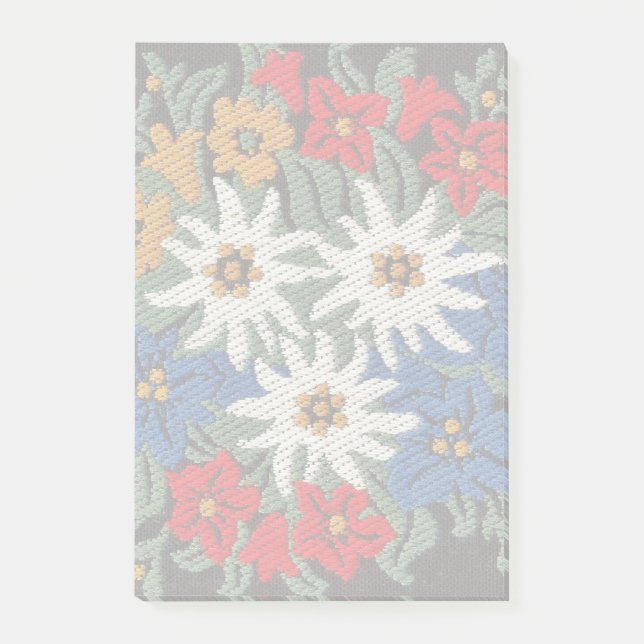 Post-it® Fleur alpine suisse d'edelweiss (Devant)