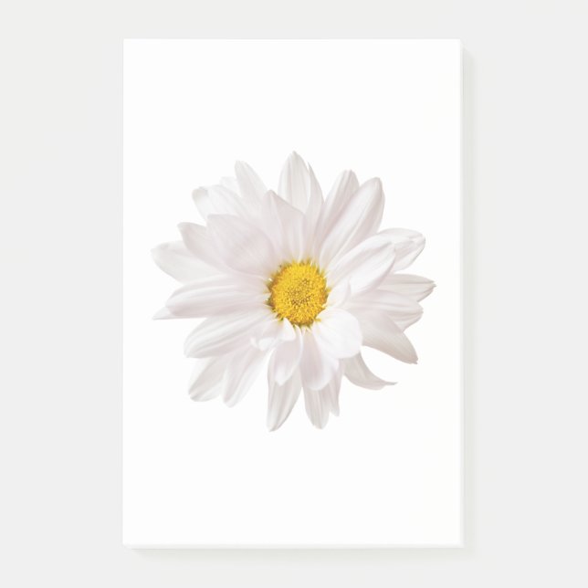 Post-it® Fleur de marais blanc Conception de Modèles de mar (Devant)