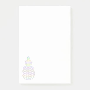 Post-it® Fleur de vie / Blume des Lebens - Bouddha