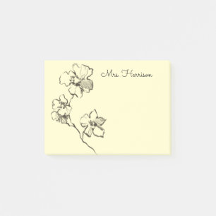 Post-it® Fleur esquissée