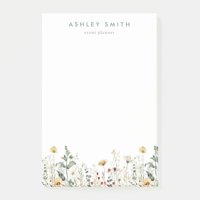 Post-it® Fleur sauvage d'été (Devant)