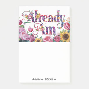 Post-it® *~* Fleurs 10 DÉJÀ AM AP85 Manifestation