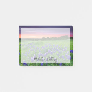 Post-it® Fleurs   Bluebonnets à Sunset Texas