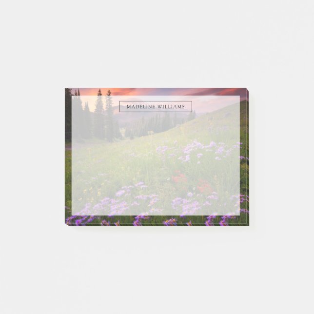 Post-it® Fleurs | Colorado Fleur sauvage violet (Devant)