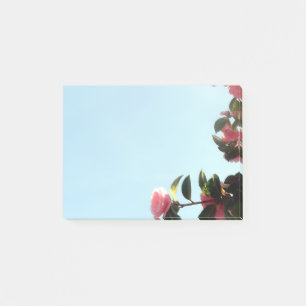 Post-it® Fleurs De Camellia Rose Avec Ciel Bleu