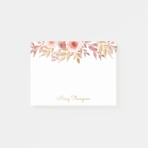 Post-it® Fleurs de campagne Ajoutez votre nom