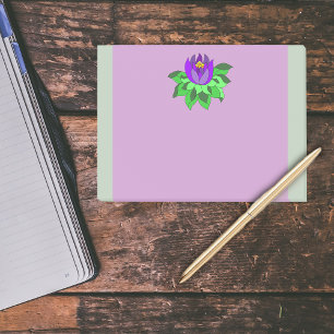 Post-it® Fleurs de lotus violet vibreuses
