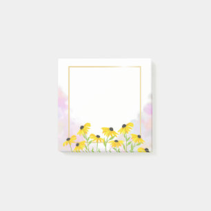 Post-it® Fleurs de Susan aux yeux noirs sur des nuages past