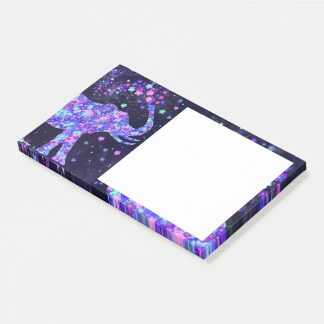 Post-it® Fleurs d'éléphants Art du printemps (Incliné)