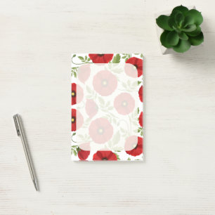 Post-it® Fleurs d'été joyeuses floraison de pavot