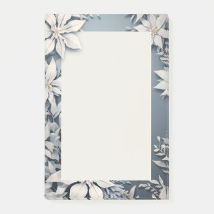 Post-it® Fleurs d'hiver blanches