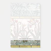 Fleurs en verre souillé avec la frontière bronzage