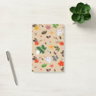 Post-it® Fleurs jaunes et roses blanches 17