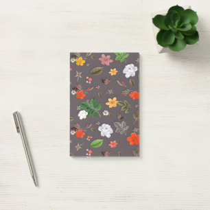 Post-it® Fleurs jaunes et roses blanches 26