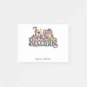 Post-it® *~* Fleurs JE REÇOIS MAINTENANT 8 Manifestants AP8