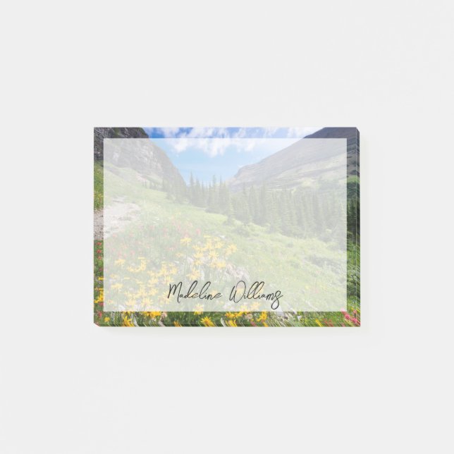 Post-it® Fleurs | Montana Flower Path (Devant)