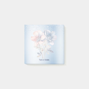Post-it® Fleurs roses bleues Publier des notes