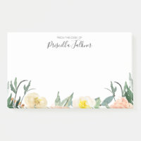 Fleurs Roses Et Peach Du Bureau De