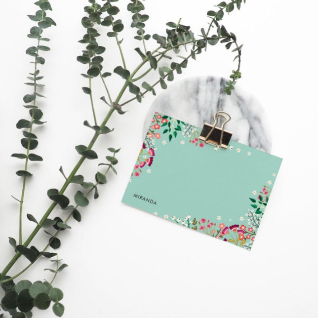 Post-it® Fleurs sauvages boho (Créateur téléchargé)