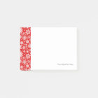 Flocons de neige blancs sur le rouge