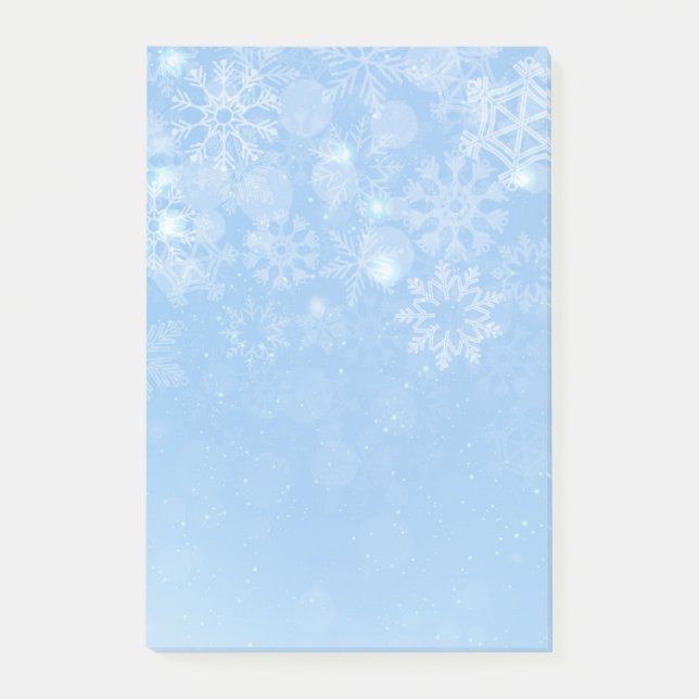Post-it® Flocons de neige de Courrier--Note-Vacances (Devant)