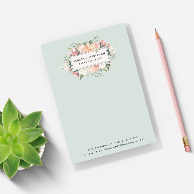 Post-it® Floral antique | Sage Green (Créateur téléchargé)