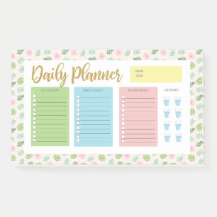 Post-it® Floral Daily Planner