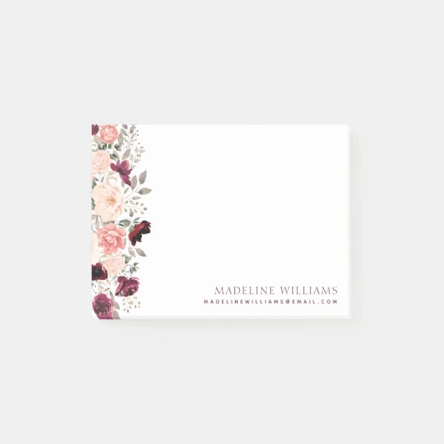 Post-it® Floral de Bourgogne (Devant)