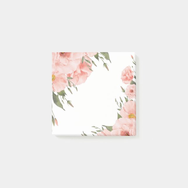Post-it® Floral rose (Devant)