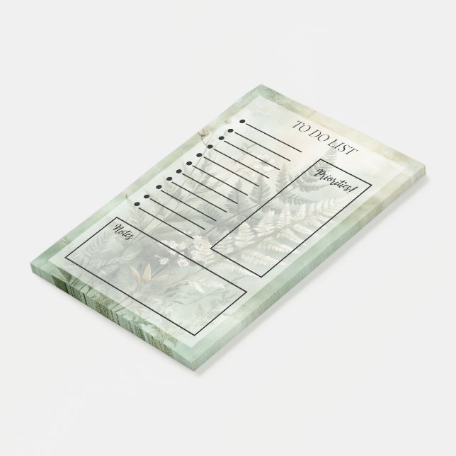 Post-it® Floral To-Do List (Incliné)